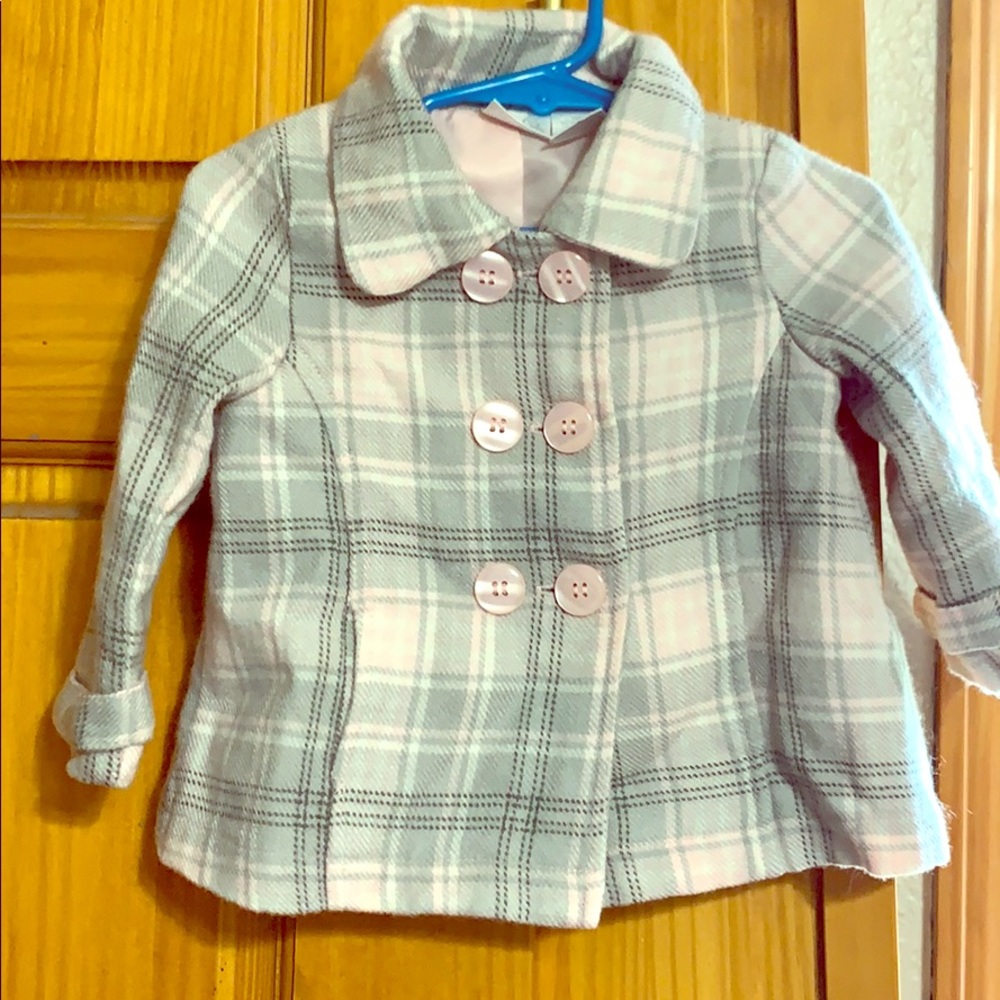 Koala Kids 18 month grey and pink pea coat